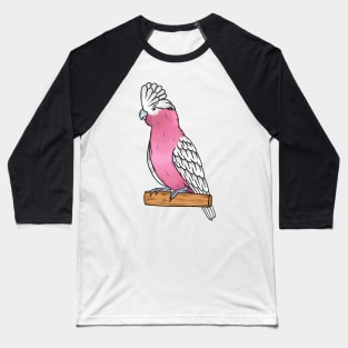 Galah bird cartoon illustration Baseball T-Shirt